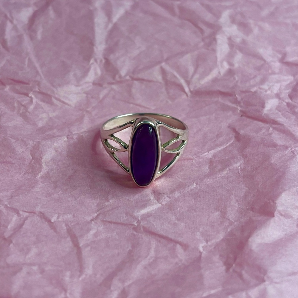 🪻Amethyst Sterling Silver Ring🪻